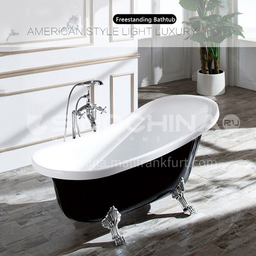 Acrylic bathtub   classical style    freestanding  bathtub 